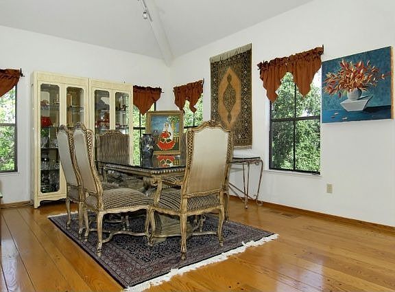 Formal dining and living rooms