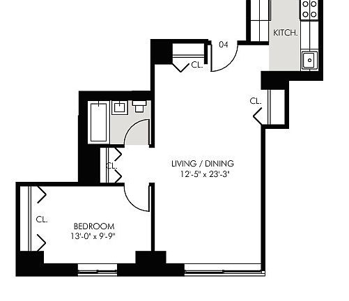 2nd image of 45 Wall St #4