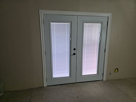 Living room French doors 