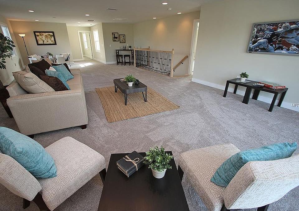 Upstairs den and living room