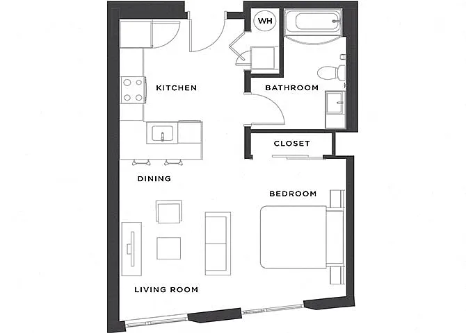 Floor plan Studio