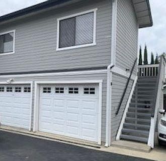 Front of Building and Garage