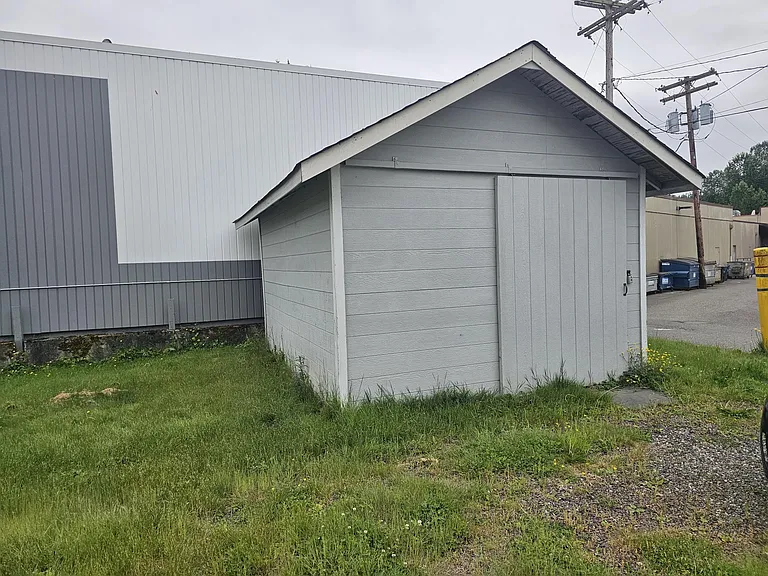 optional storage shed