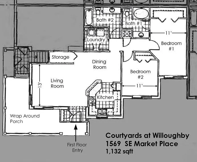 2 bed, 1125 sqft, $2,000 — Photo 4