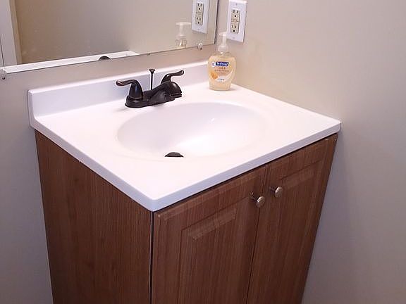 Half bath new vanity