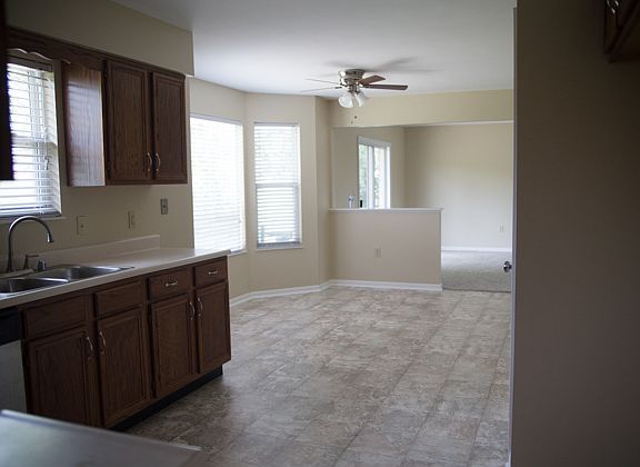 Kitchen view to Living Room