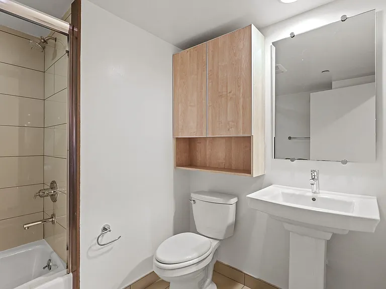 Hall Bathroom with Full-Size Bathtub