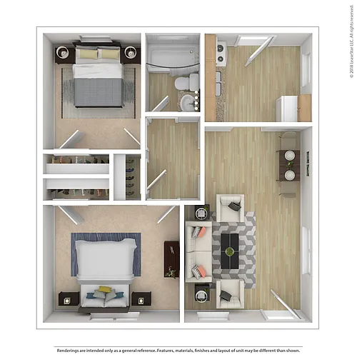 Floor plan 2x1 Classic