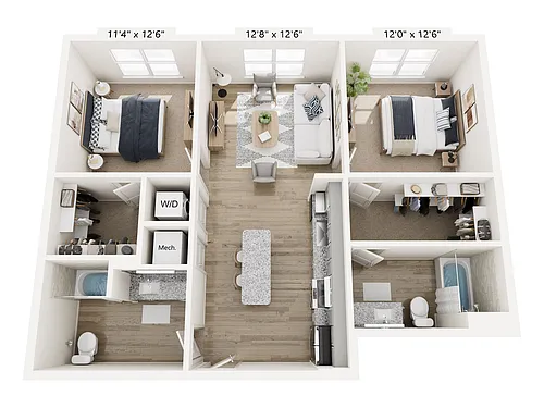 Floor plan B1-TA