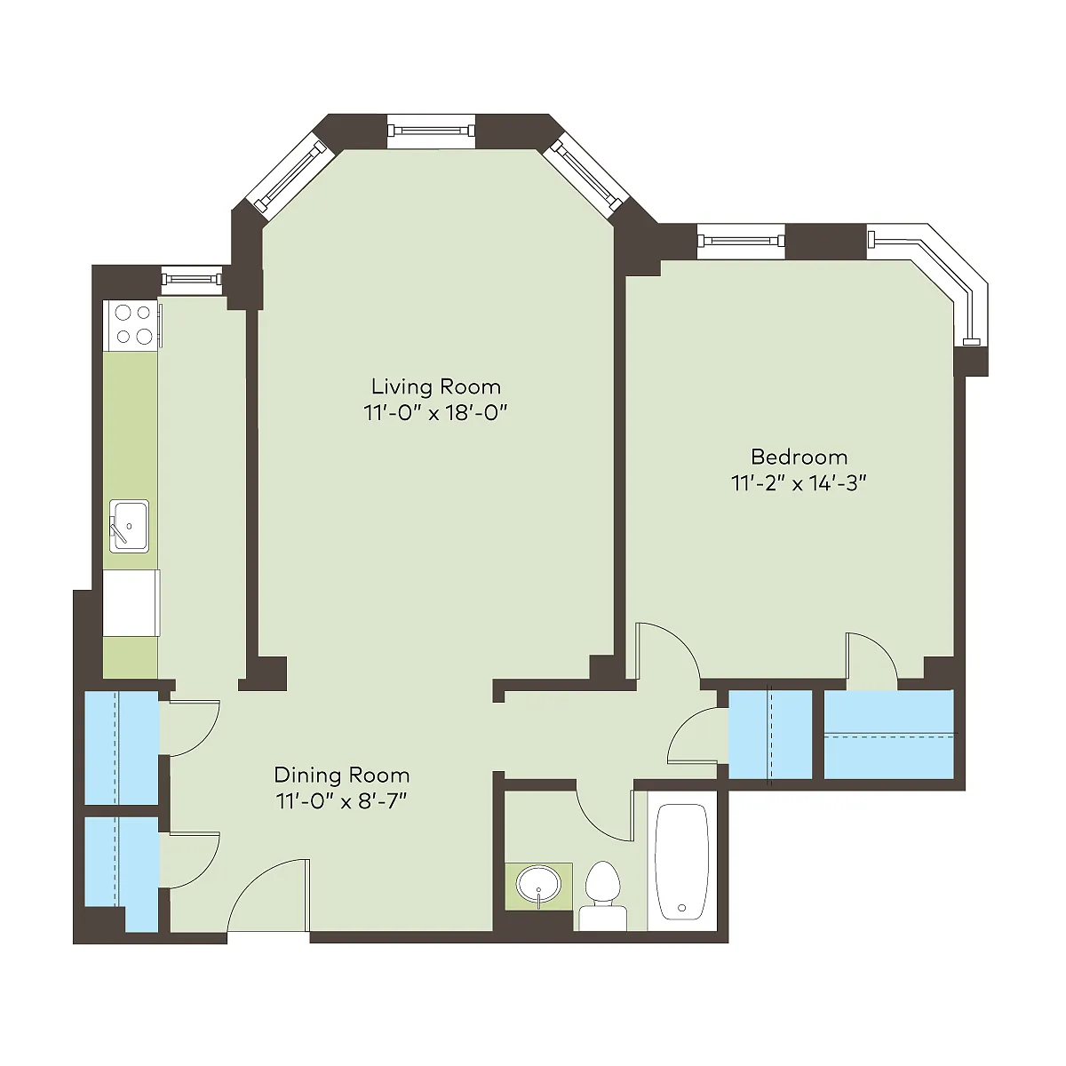 Floor plan mon-1bf2