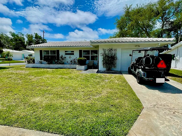 Mature landscaping and golf-cart friendly community
