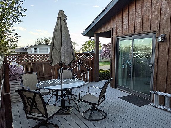 Deck facing street