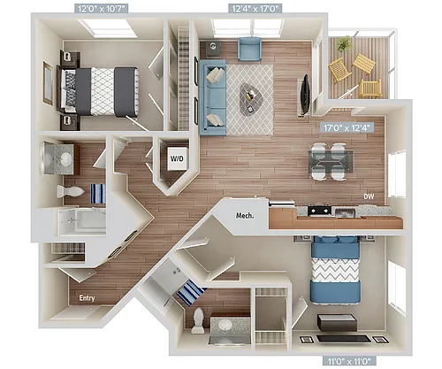 Floor plan 651