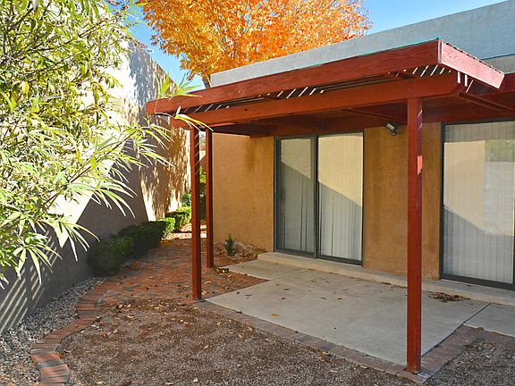 One of 2 extended cover patios.
