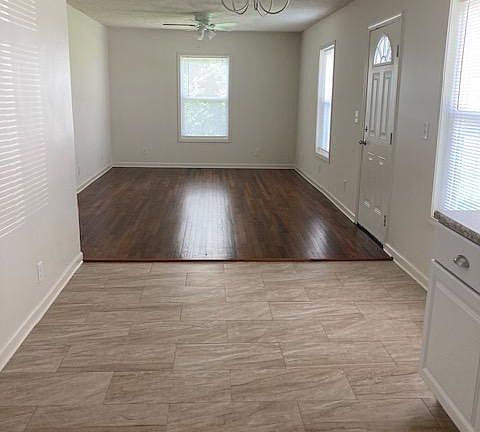 Kitchen, Dining, Living room combo