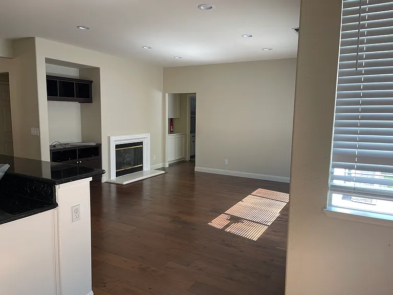 Family room from kitchen