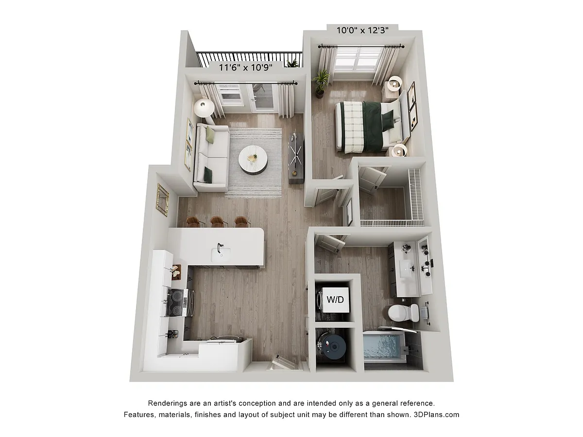 Floor plan 1E