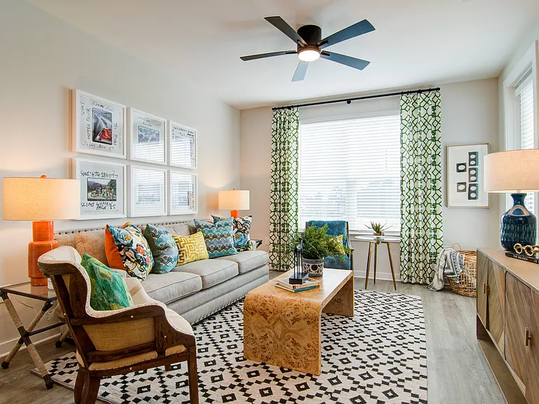 Ceiling fans in all living rooms*