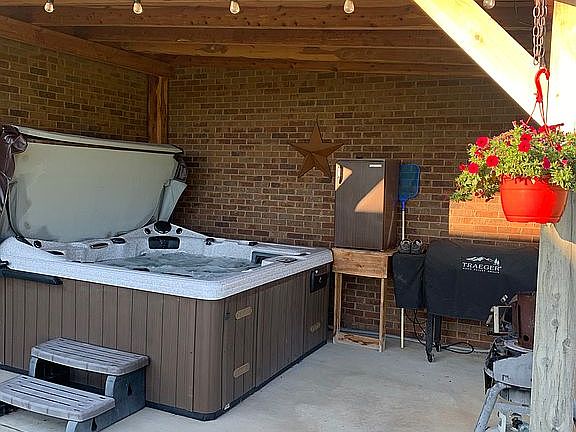 Covered Hot Tub!