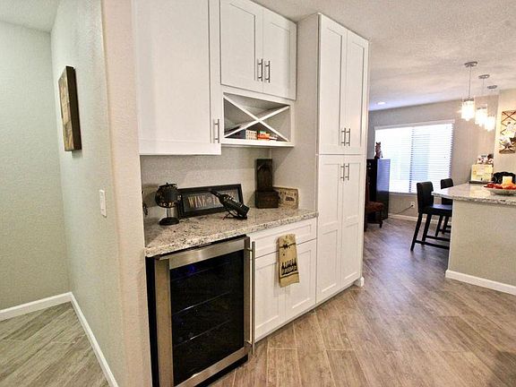 family room/wine bar area