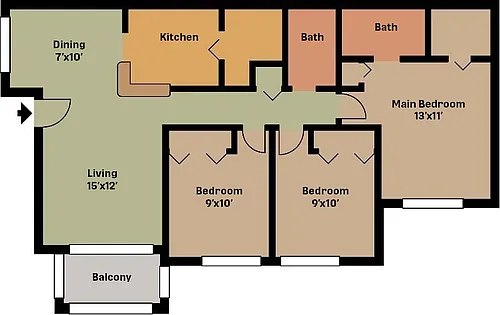 Floor plan Bougainvillea