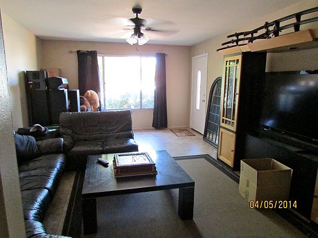 Living room off front patio