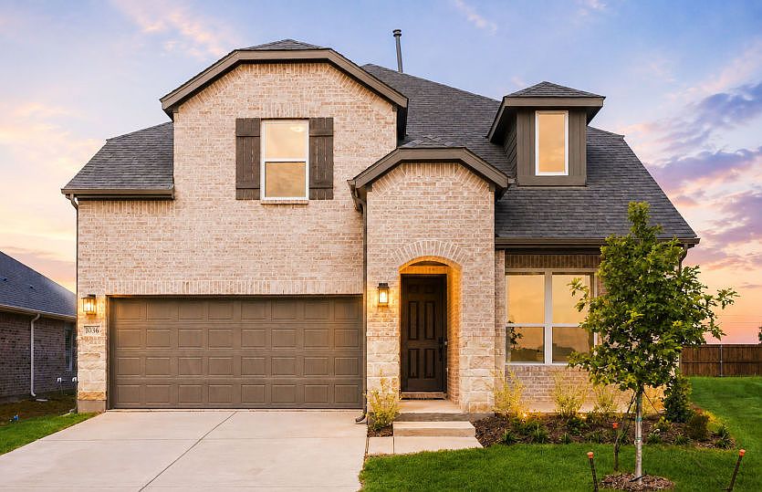 The Sanford, a two-story home with 2-car garage