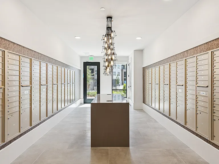 Your mail, safe and secure in our modern mailroom
