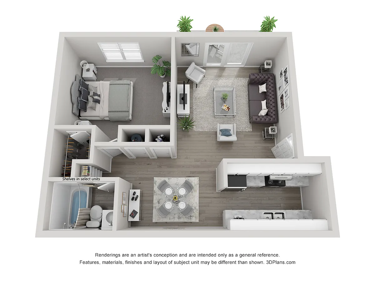 Floor plan 1X1
