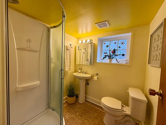 Bathroom- shower only, no tub.