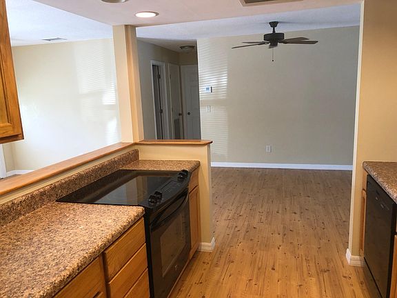 Kitchen looking into eating area.