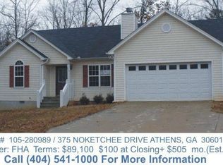 375 Noketchee Dr, Athens, GA 30601