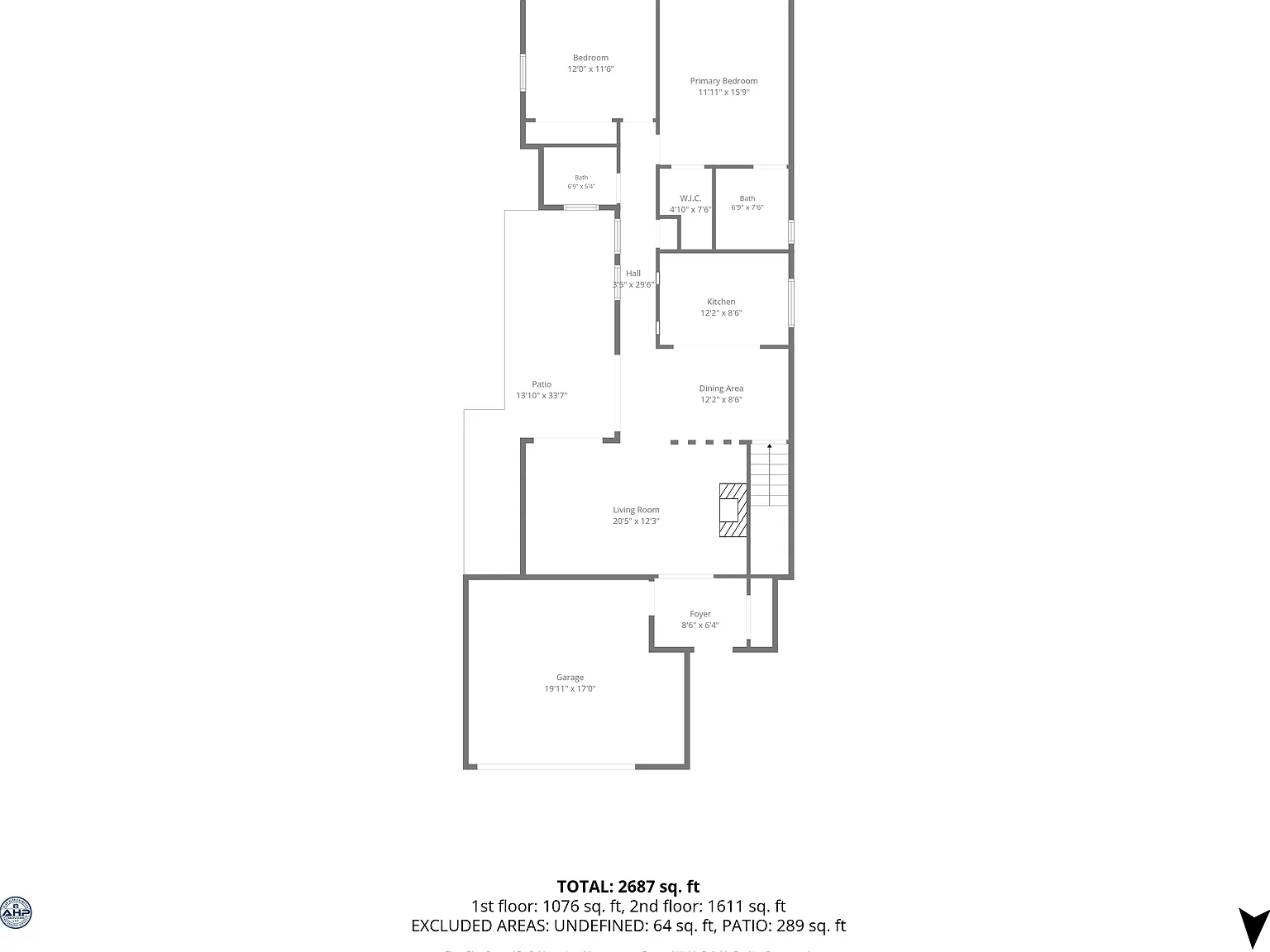 2 bed, 2.5 bath, 1864 sqft, $1,700 — Photo 3