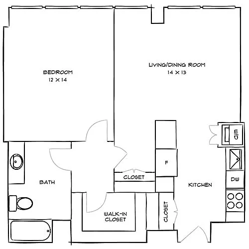 Floor plan Design 1A Premier