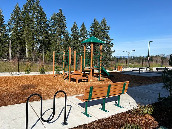 Playground, Park, Picnic Tables, Park Benches, and Bike Rack