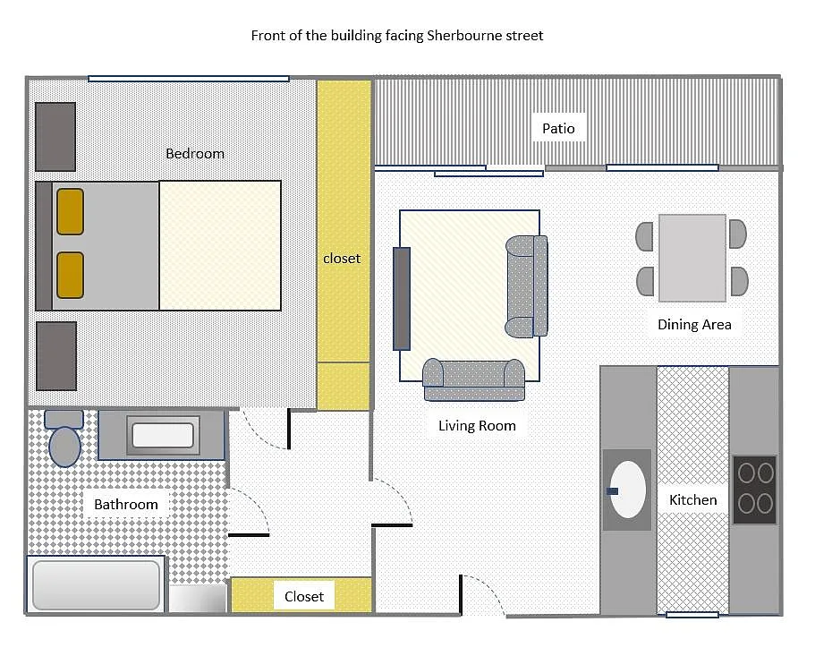 Floor plan 1 Bedroom