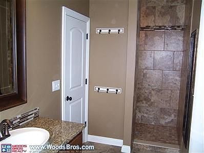 Master bath walk in shower
