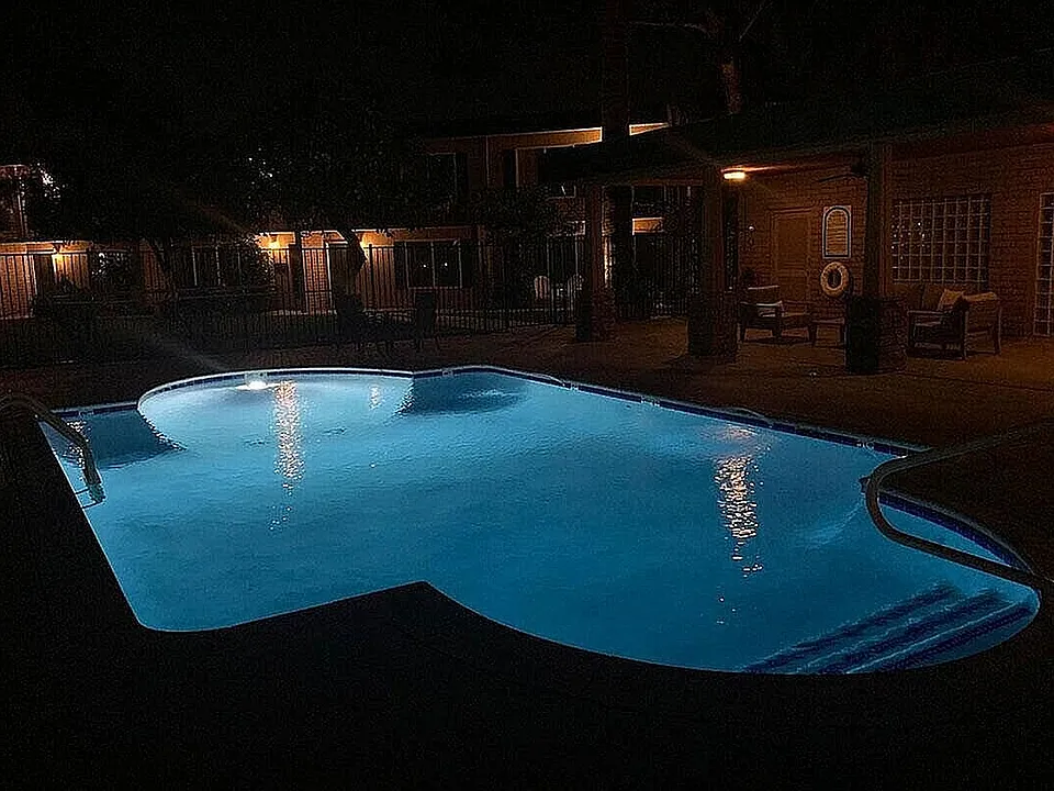 Night View Pool Area