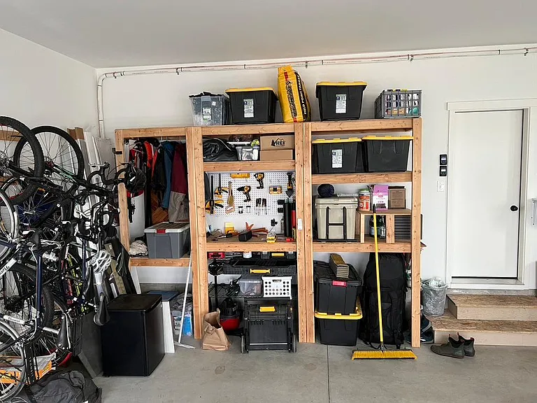 Storage for bikes and everything else.