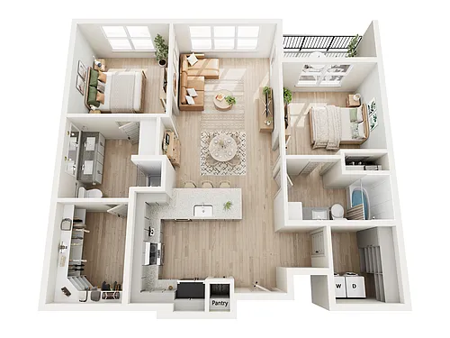 Floor plan 2B