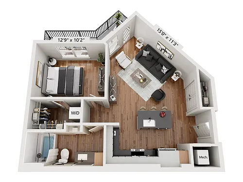 Floor plan A6