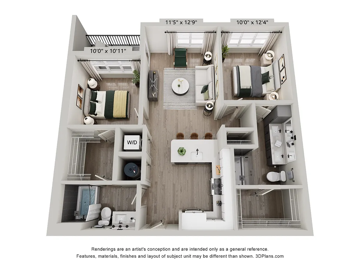 Floor plan 2B