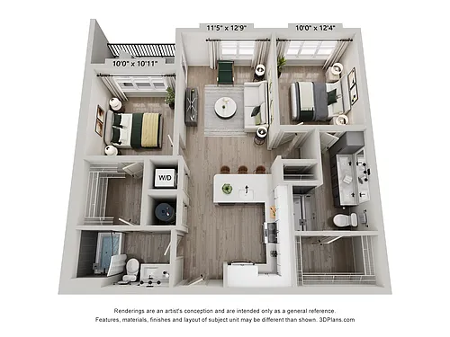 Floor plan 2B