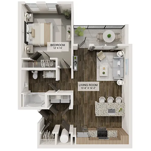 Floor plan The Bloom (A2)