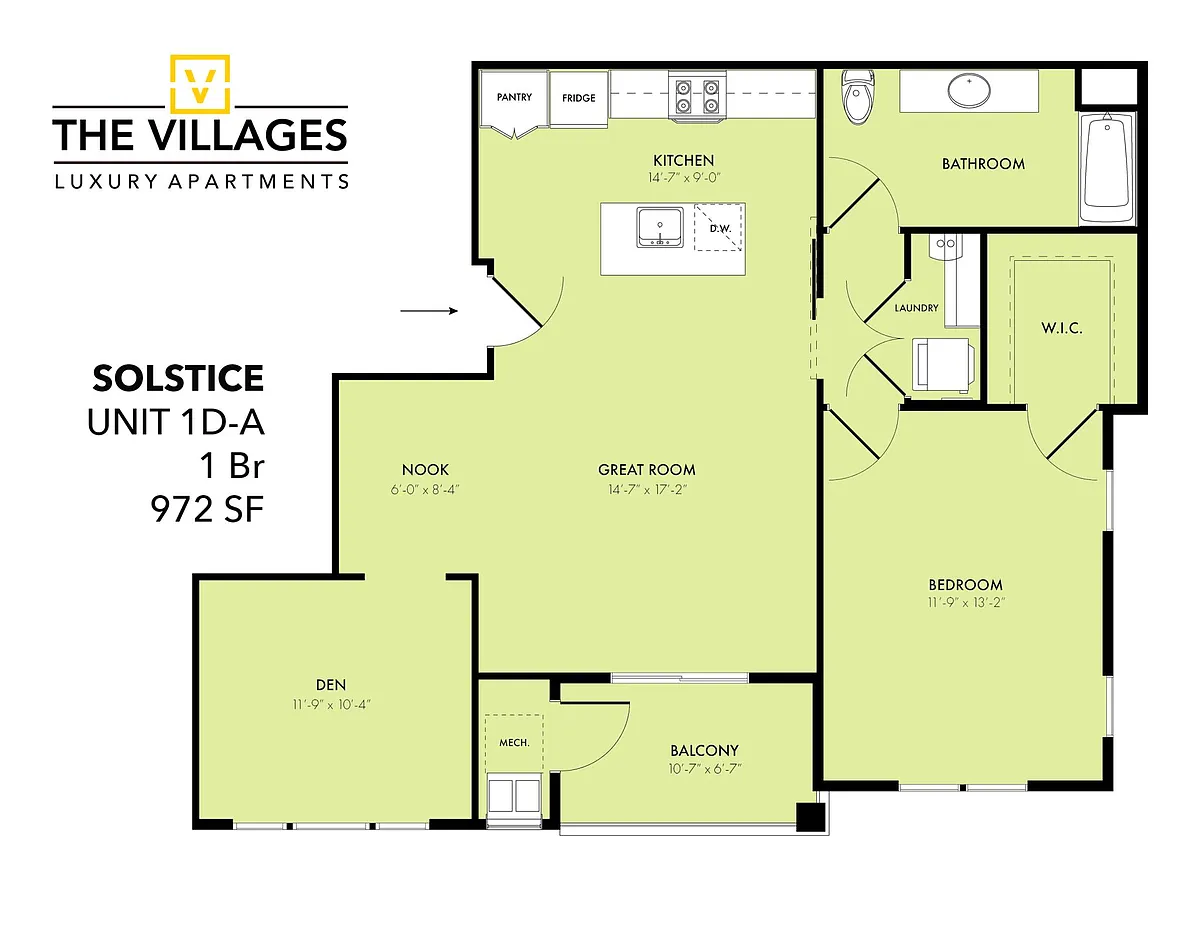 Floor plan Solstice Model