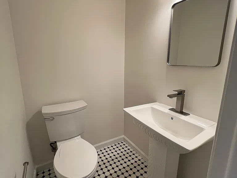 New First floor half bath