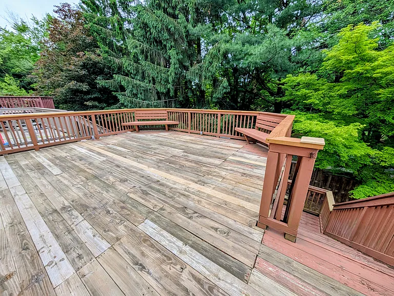 Oversized deck