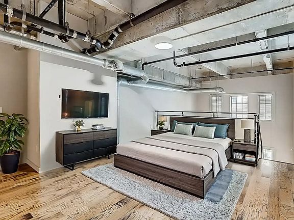 The Lofts at Atlantic Station- Bedroom