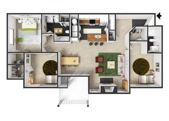 Floor plan Bordeaux