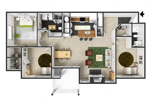 Floor plan Bordeaux